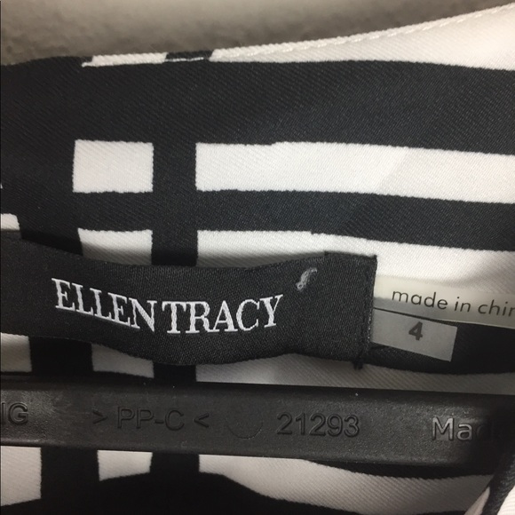 Ellen Tracy Belted Sleeveless Dress Sz 4 A15 - Picture 5 of 6